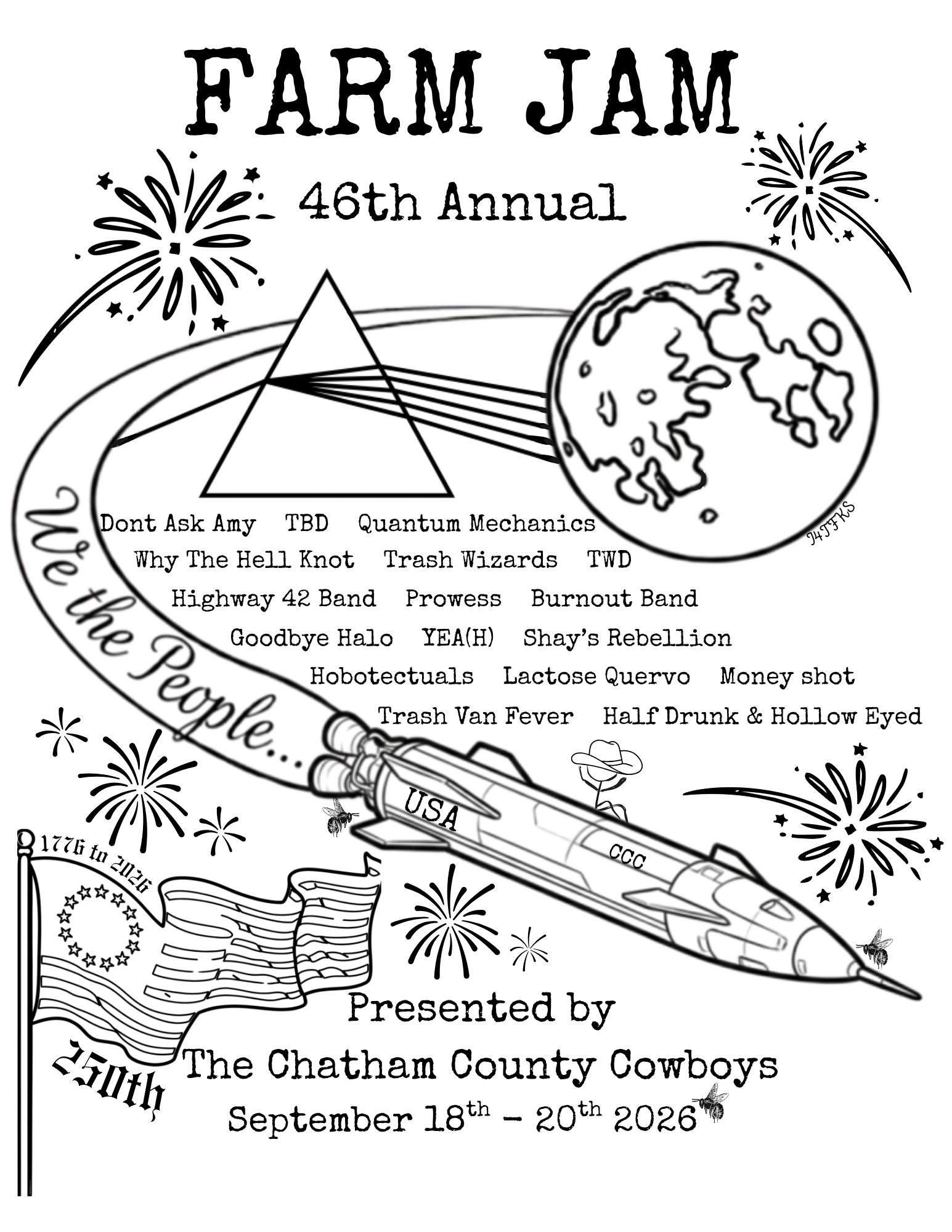 Farm Jam 2026 Shirt Front